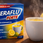 Theraflu Forte ve limonlu çay